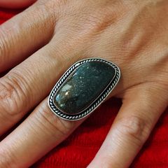 Beautiful Silver Toned Costume Ring - Good Quality - Size P (CS06)