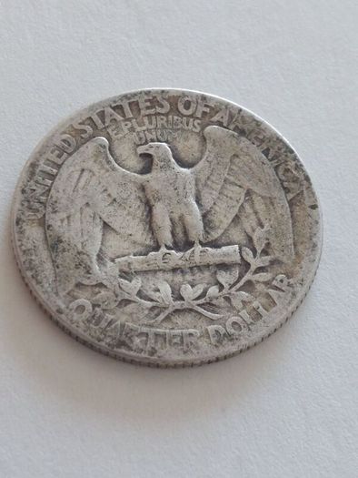 1945 silver quarter