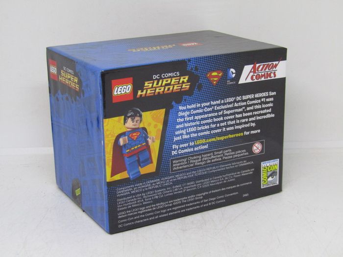Lego Super Heroes Superman SDCC 2015 Limited Edition DC Action Comics #1 New Sealed Very rare Number 207 of 1500