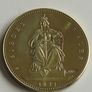 Prussia German States  1 Sieges Thaler 1871 (2005) A Proof Restrike copy Kaiser Wilhelm I Image 2