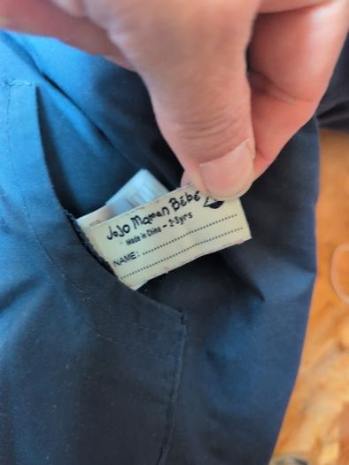 jojo maman jacket age 2 to 3 yrs