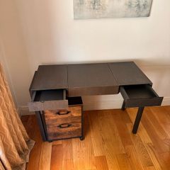 desk and drawers