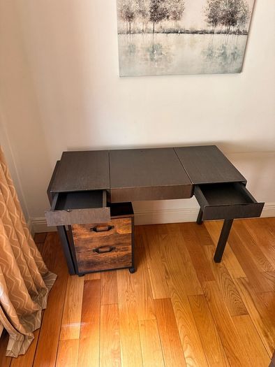 desk and drawers