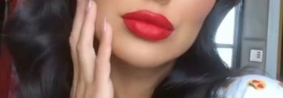 Huda beauty limited edition matte liquid lipstick in LOVER
