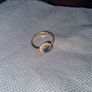 Engagement Ring London Blue Topaz and Diamond Halo Ring  Size 7 (US) Image 6