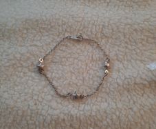 vintage sterling silver star bracelet