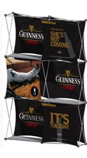 pop up stand backdrop display xpression