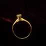 Solitaire Marquise half carat diamond engagement ring Image 5