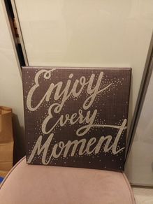 Silver grey canvas picture