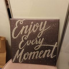 Silver grey canvas picture