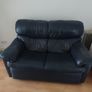 Leather 2 seater couch sofa Image 2