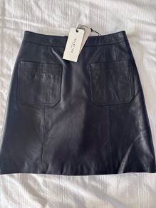 Selected Femme leather mini skirt