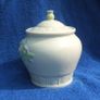 BELLEEK 'THISTLE' COOKIE JAR (7th Mark) - a lovely parian ware jar complete with lid (c.1980's) Image 4