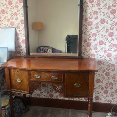 Vintage Dressing Table & Mirror