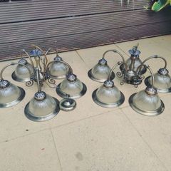 5 lamp chandelier