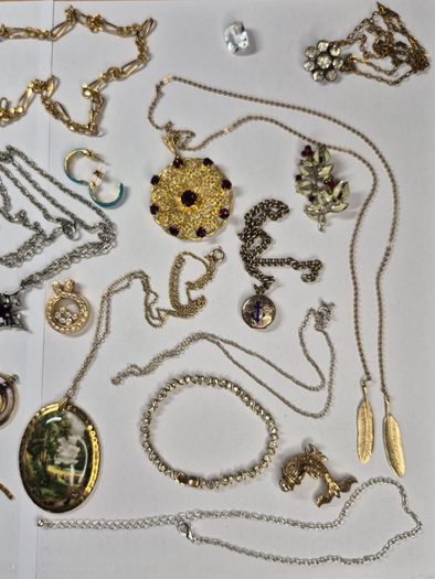 Vintage Mystery Jewelry lot including Kirks Follyand Sarah Coventry