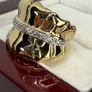 Silver Harry Ivens | Genuine White Zircon Eternity Band Image 7