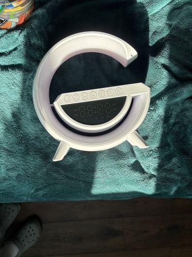 Alarm clock/speaker/charger/LED