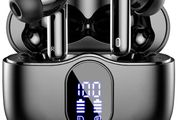 Wireless Earbuds, Bluetooth 5.3 Headphones In Ear with 4 ENC Noise Cancelling Mic, Btootos New Bluetooth Earbuds Mini Deep Bass Stereo Sound, 36H Playtime LED Display Wireless Earphones IP7 Waterproof (FREE POSTAGE)