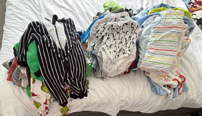 9-12M Baby Clothes - 2 Black Sacks Full