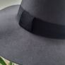 Witchery 100% Wool Grey Fedora - One Size Image 5
