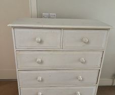 Solid pine chest of drawers