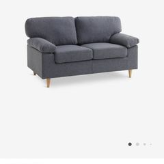 2 seater sofa grey
