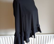 Size 8 Black River Island Blouse Top