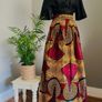 African Print Wrap Skirt Womenswear Image 5
