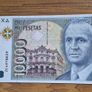 Pre Euro Spain Peseta Banknotes Complete High Denomination Set Image 3