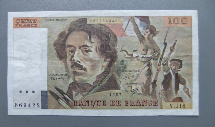 France 100 Cent 1987