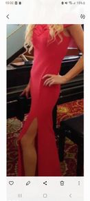 Long Red occasion dress, only worn Once!