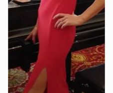 Long Red occasion dress, only worn Once!