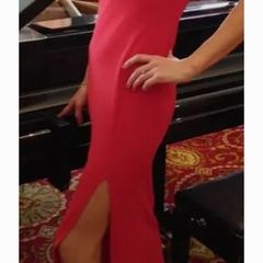 Long Red occasion dress, only worn Once!