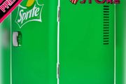 Sprite 4L 6 Can Portable Cooler/Warmer, Compact Personal Travel Mini Fridge for Snacks Lunch Drinks, Includes 12V and AC Cords,Desk Accessory for Home Office Dorm Car (FREE SHIPPING)
