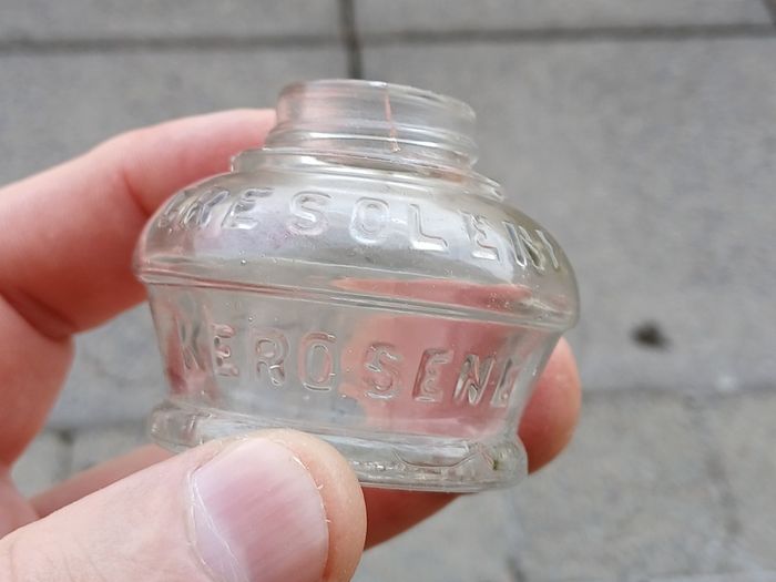 Vintage Vapo Cresolene  kerosene bottle