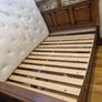 Bed. King size. Oak or cherrywood.  Antique. Image 5