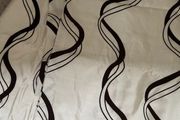 90/90 cream &amp; brown curtains