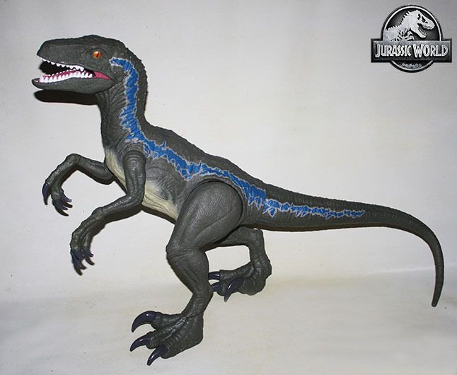 Jurassic World Super Colossal Velociraptor Action Figure For Sale in ...