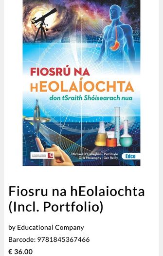 Fiosru na heolaiochta, set