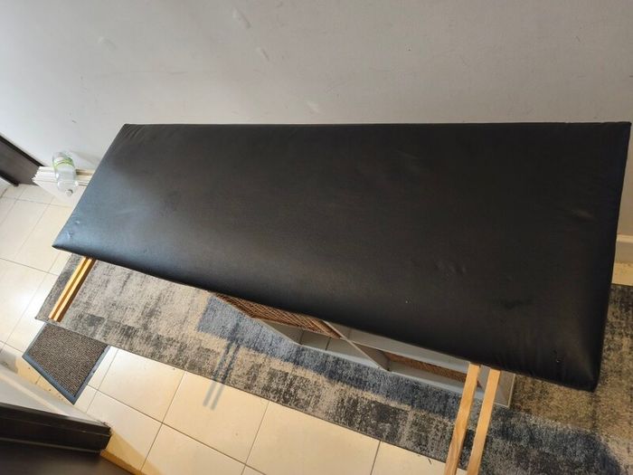 Luxury Black Leather Headboard (Double bed)