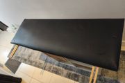 Luxury Black Leather Headboard (Double bed)