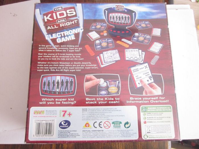 The Kids are All Right Electronic Board Game, New
