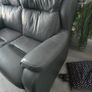 Sofa two seater and electric recliner leather Image 7