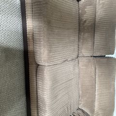 brown 3 seater