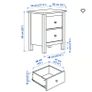 Bedside Locker/ Small chest of 2 drawers Image 7