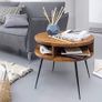 Coffee table made of fine Sheesham rosewood solid wood Image 3