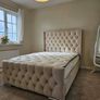Brand New Framed Beds With Optional Gaslift Ottoman Storage,&  Tufted Sprung Memory Foam Mattresses Instock Image 5