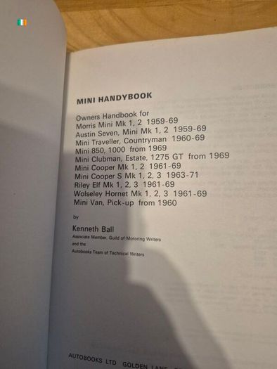 Mini Owner Handbook - 1978