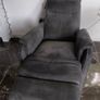 Recliner Armchair ABILDSKOV electric grey faux leather Image 3